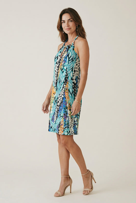 Robe courte dos nue Akara rock