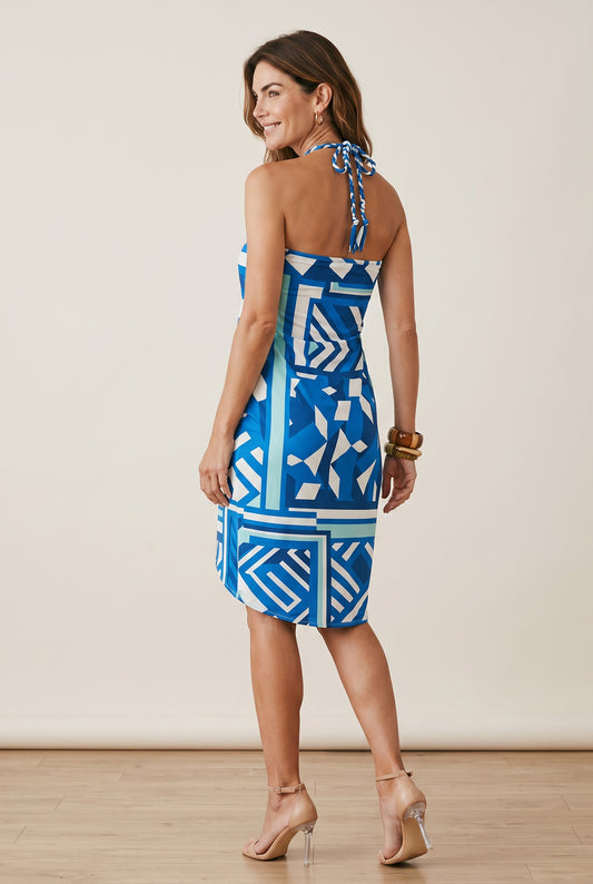 Robe fluide à lien tressé - Alveria