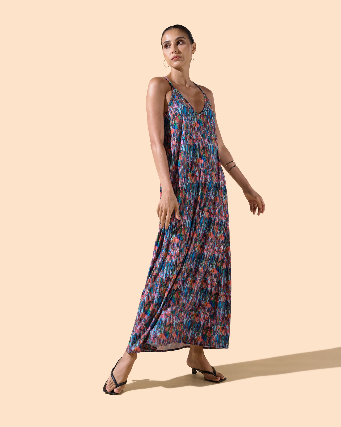 Robe longue à bretelles - Benilda