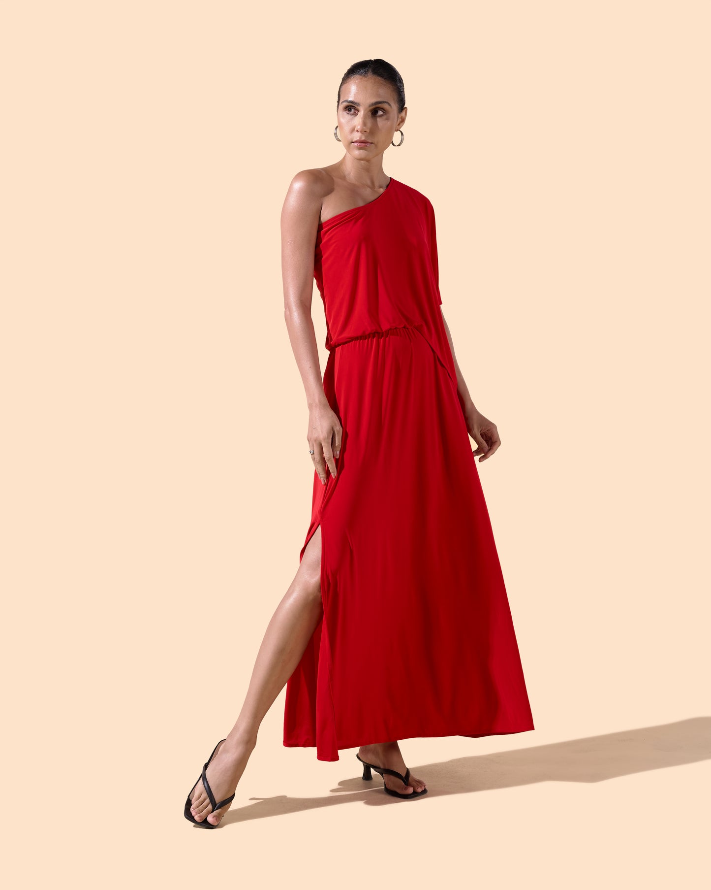 Robe longue asymétrique - Beth