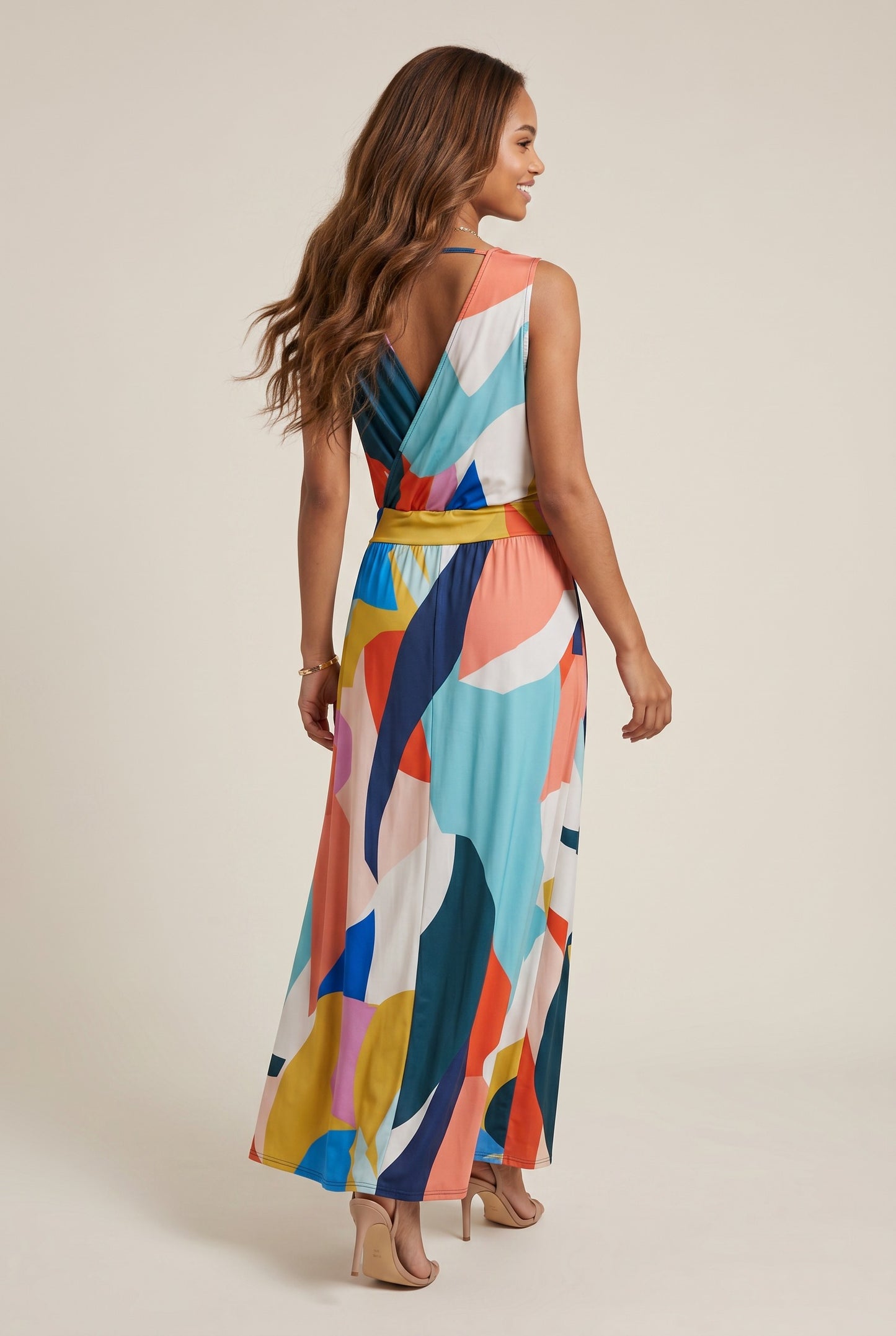 Robe longue cache-cœur - Bovari