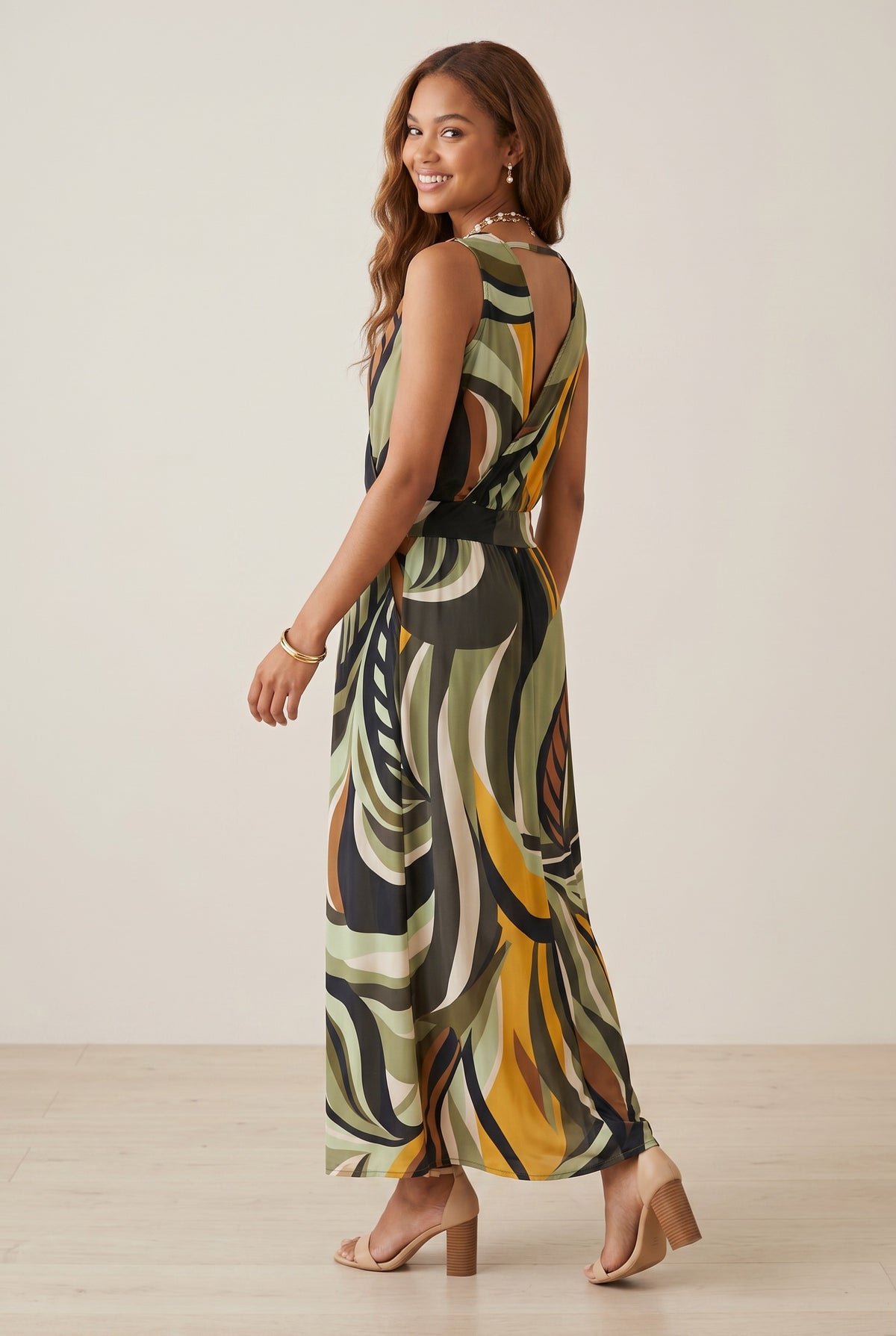 Robe longue cache-cœur - Bovari