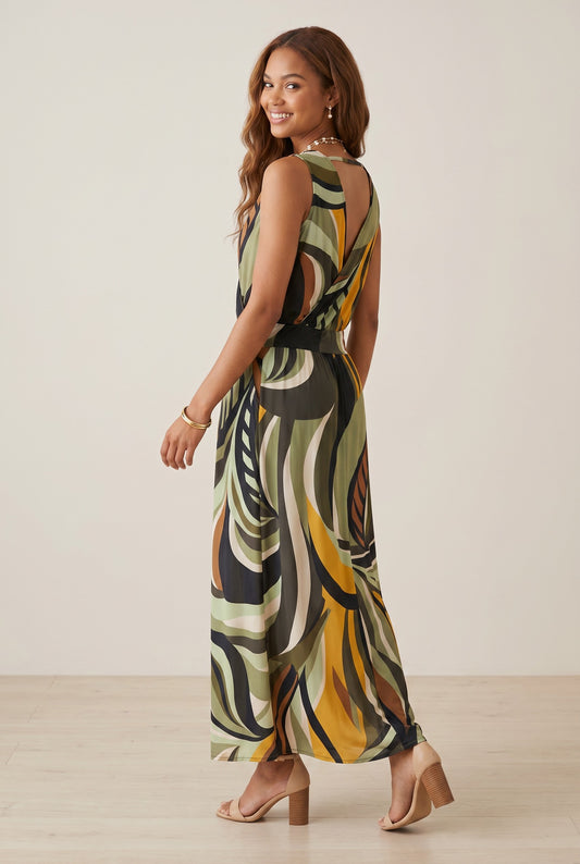 Robe longue cache-cœur - Bovari