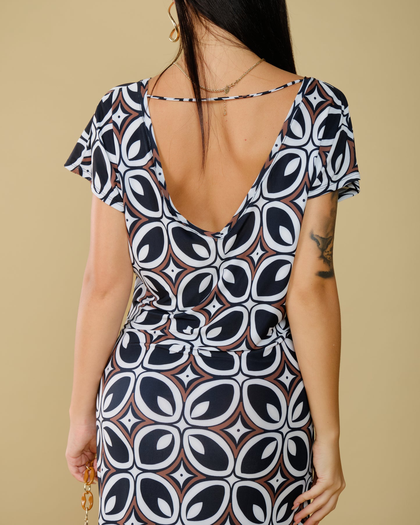 robe-femme-imrpimé-courte