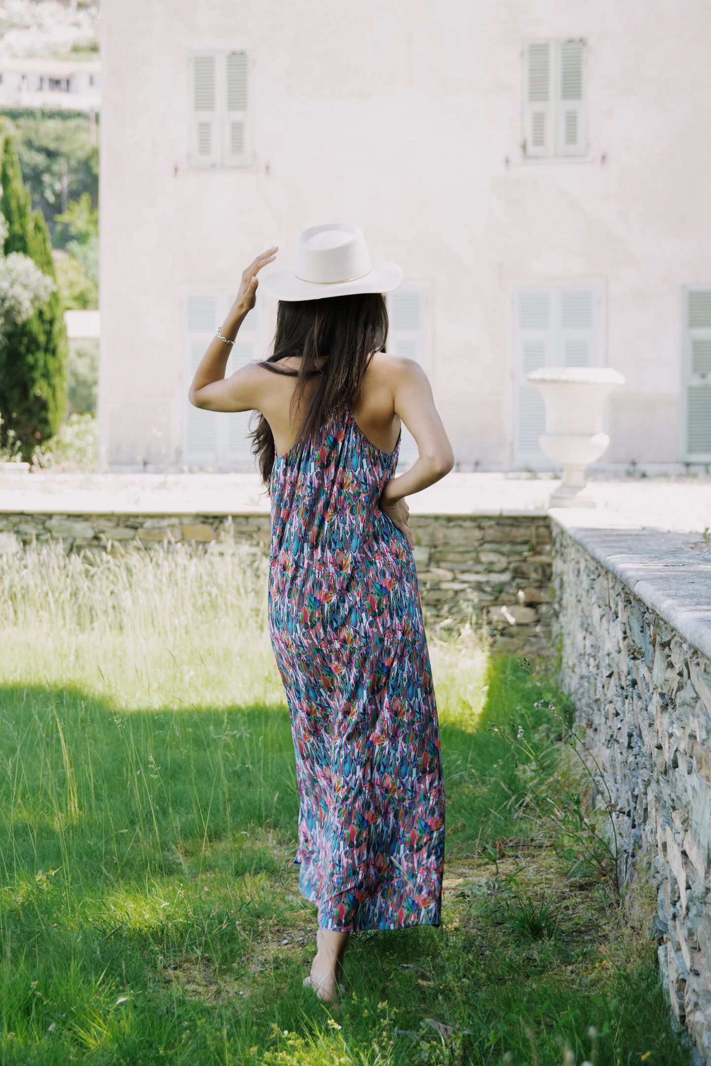 Robe longue à bretelles - Benilda