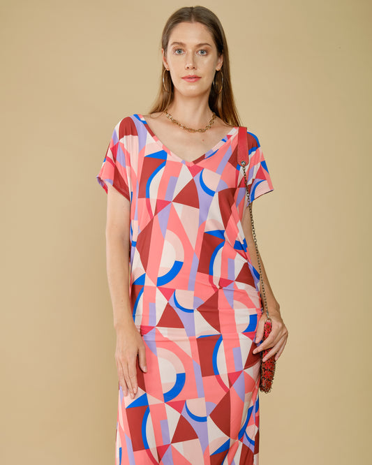 robe-courte-col-v