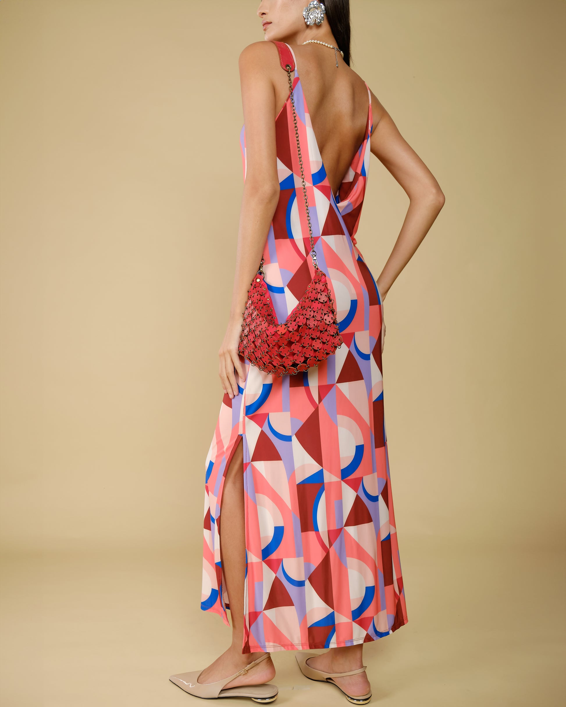 robe-femme-imprime-motif-rouge-blanc-picasso