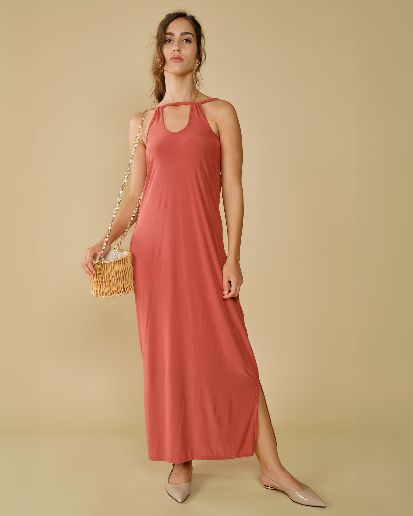 robe-femme-orange