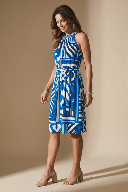 Robe courte col tressé – Absinte