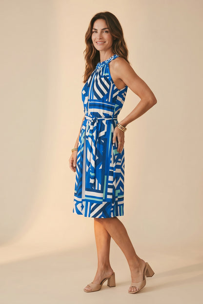 Robe courte col tressé – Absinte