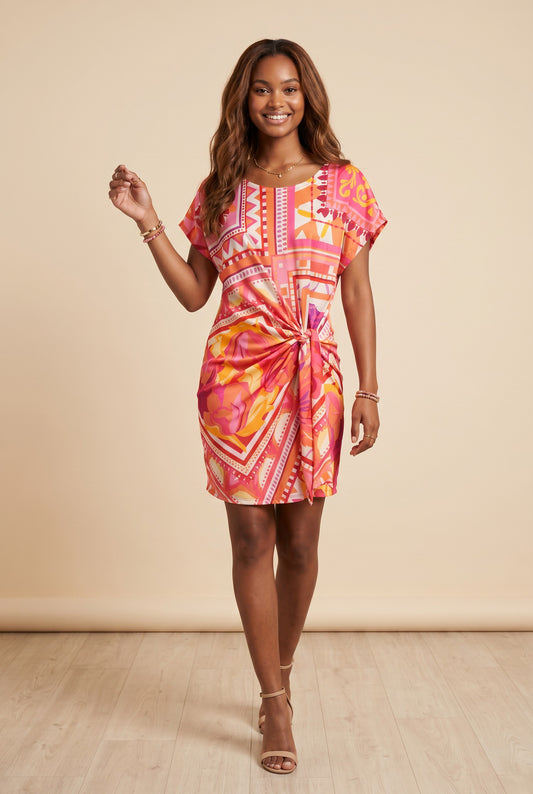 Robe courte fluide – Agathe