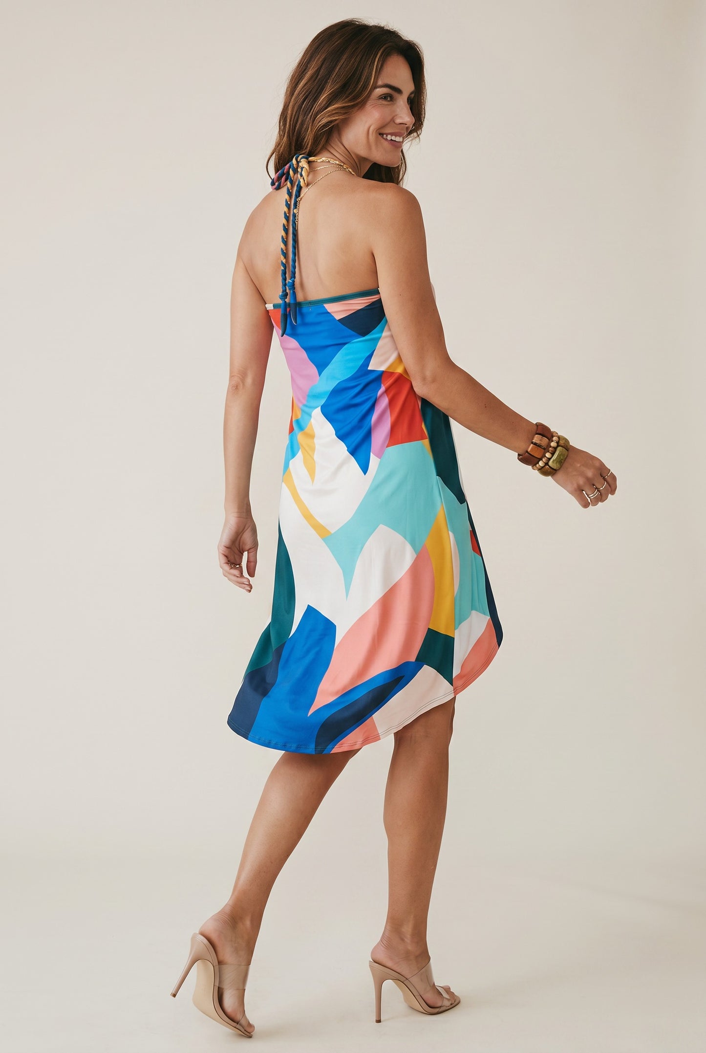 Robe fluide à lien tressé - Alveria