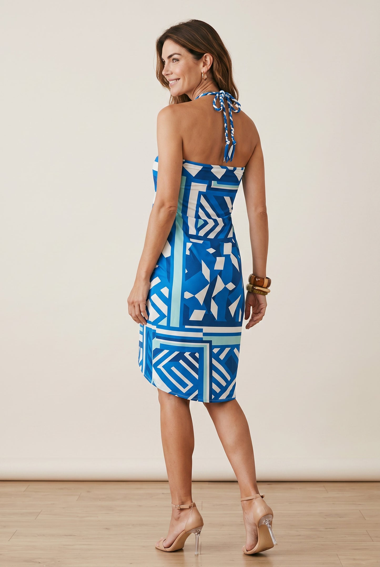Robe fluide à lien tressé - Alveria