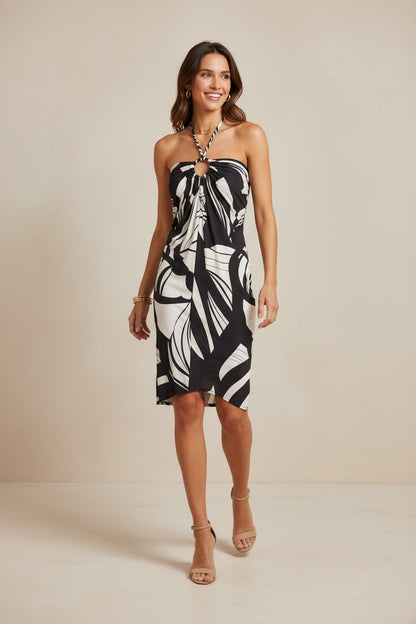 Robe fluide à lien tressé - Alveria