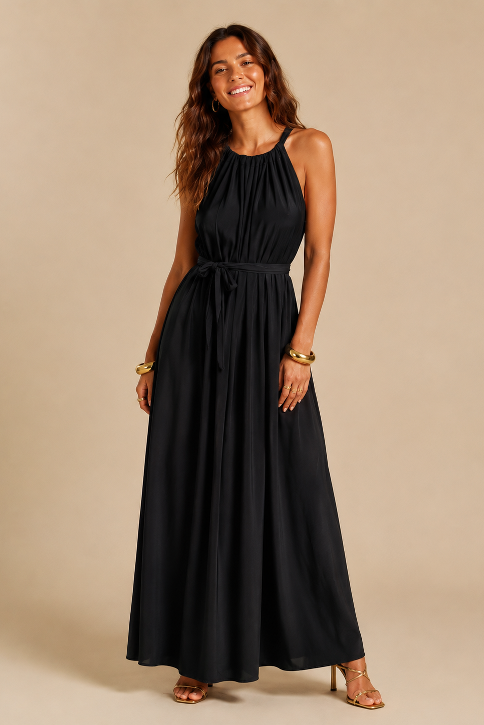Robe longue à bretelles - Belgique