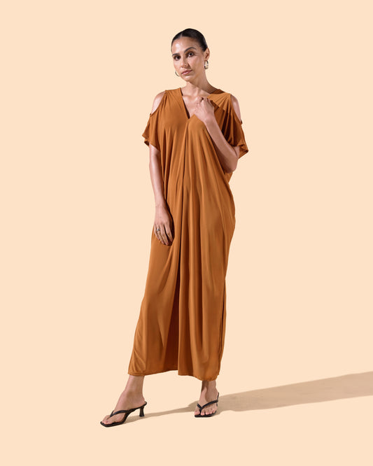Robe longue épaules dénudées - Bercley