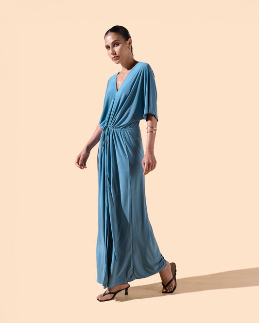 Robe longue manches courtes - Binta