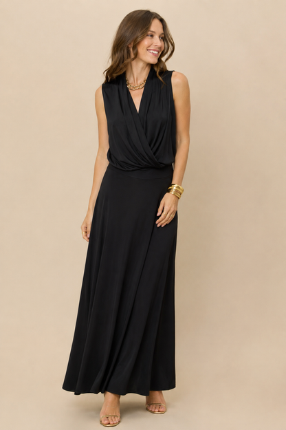 Robe longue sans manches - Bolero