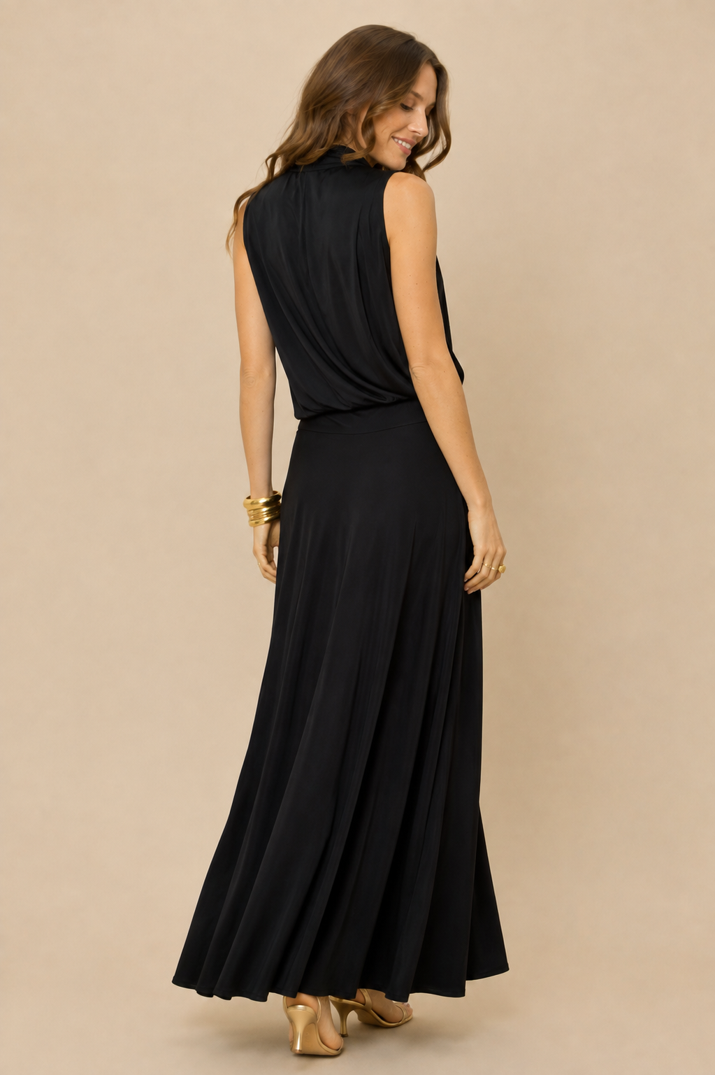 Robe longue sans manches - Bolero