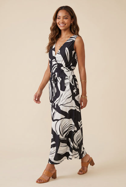 Robe longue cache-cœur - Bovari