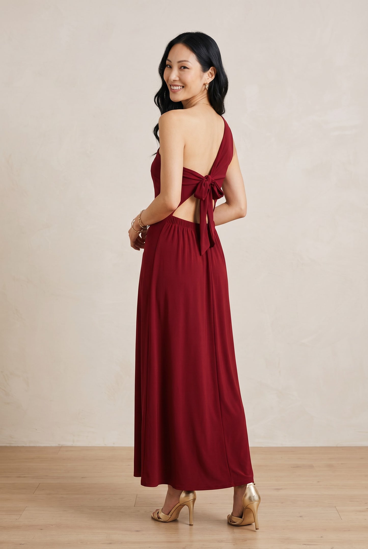 Robe longue asymétrique -  Joyce