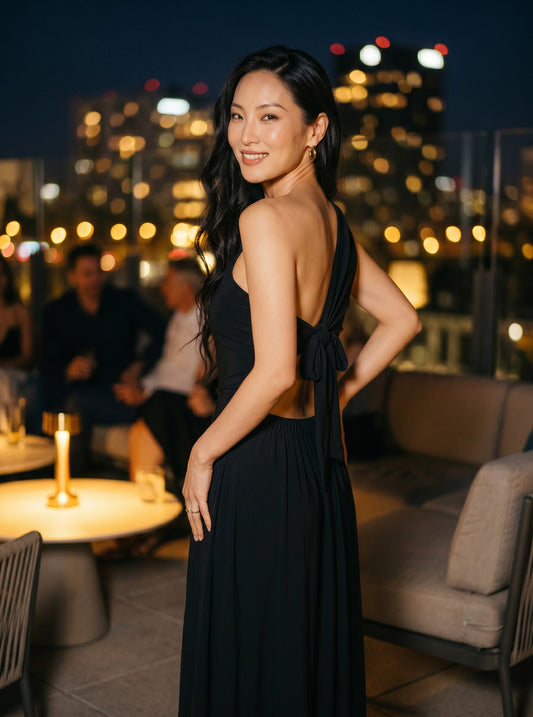 Robe longue asymétrique -  Joyce