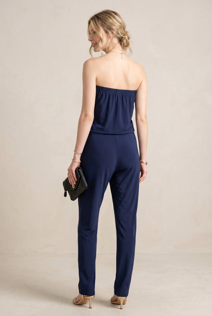 Combinaison pantalon bustier fluide – Petra