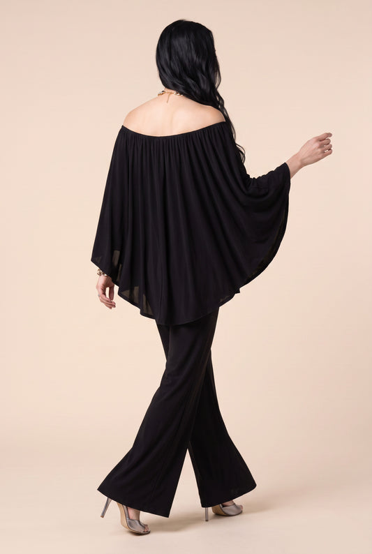 Combinaison pantalon épaules dénudées - Poly