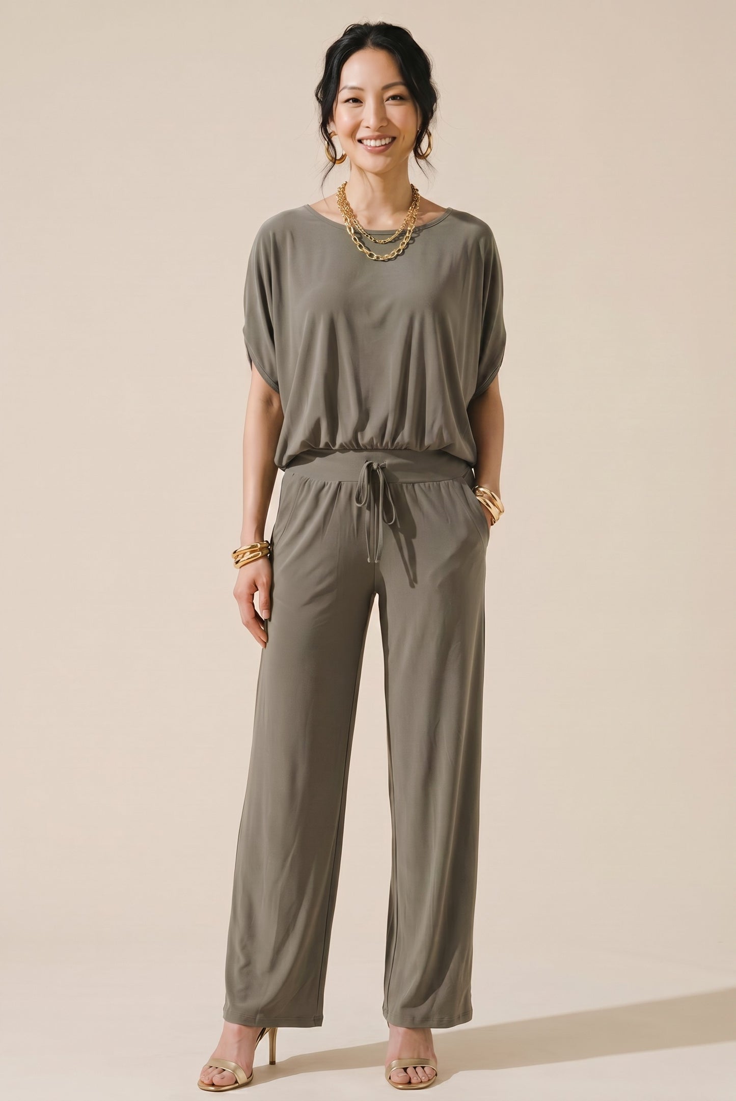 Combinaison pantalon fluide femme - Prya