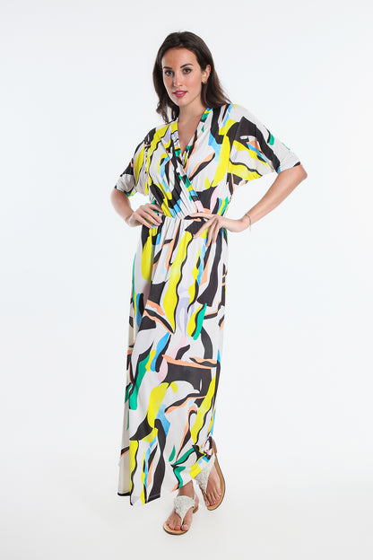 Long batwing sleeve dress - Barbosa