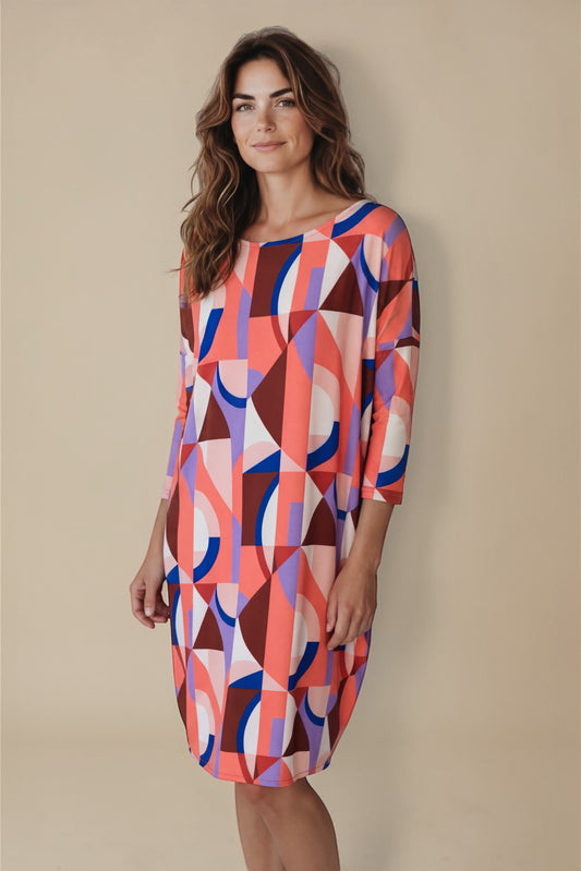 Robe courte manches 3/4 Vassy - Achley