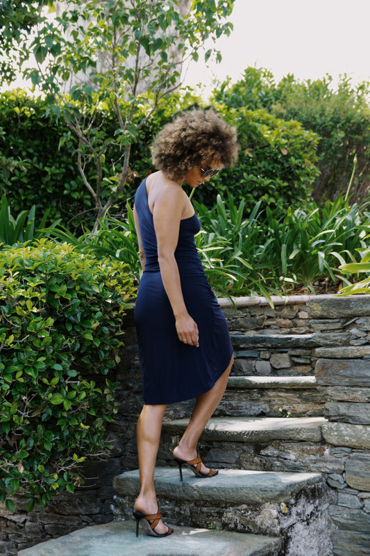 Robe courte asymétrique - Adelina