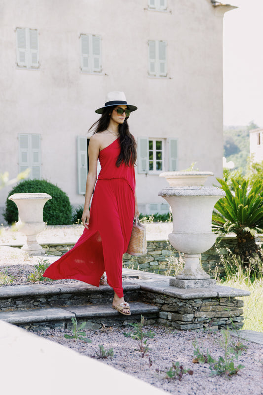 Robe longue asymétrique - Beth