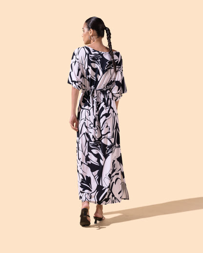 Robe longue col bateau - Brisa
