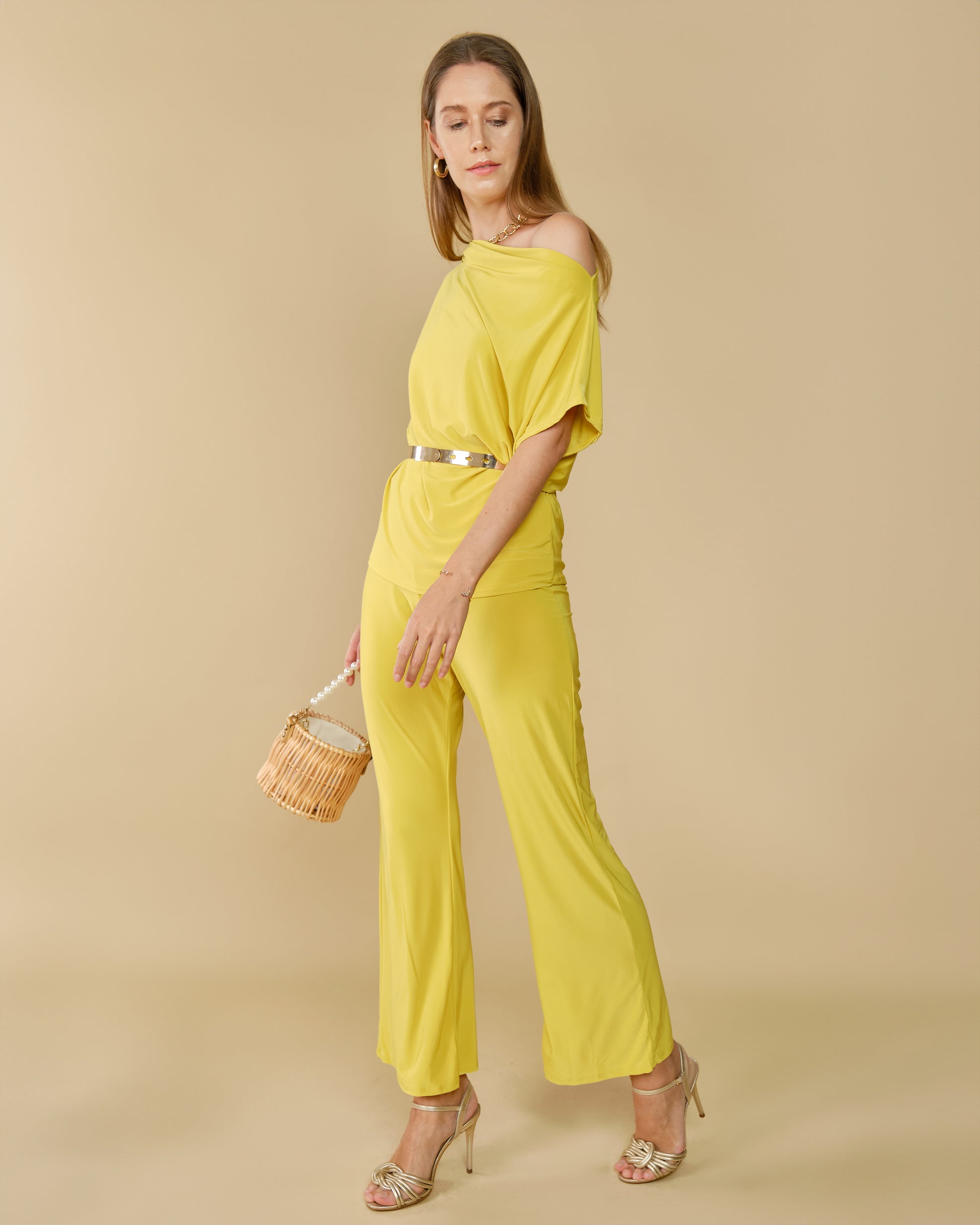 pantalon-ete-jaune-femme