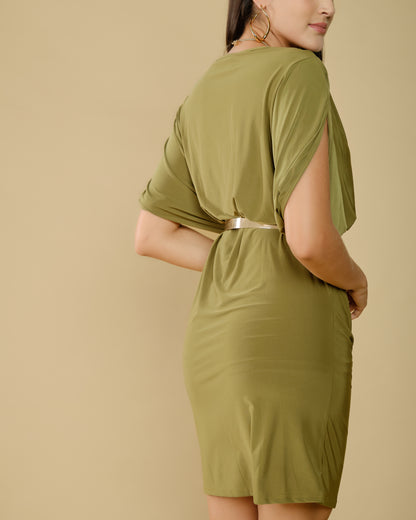 robe-verte-kaki