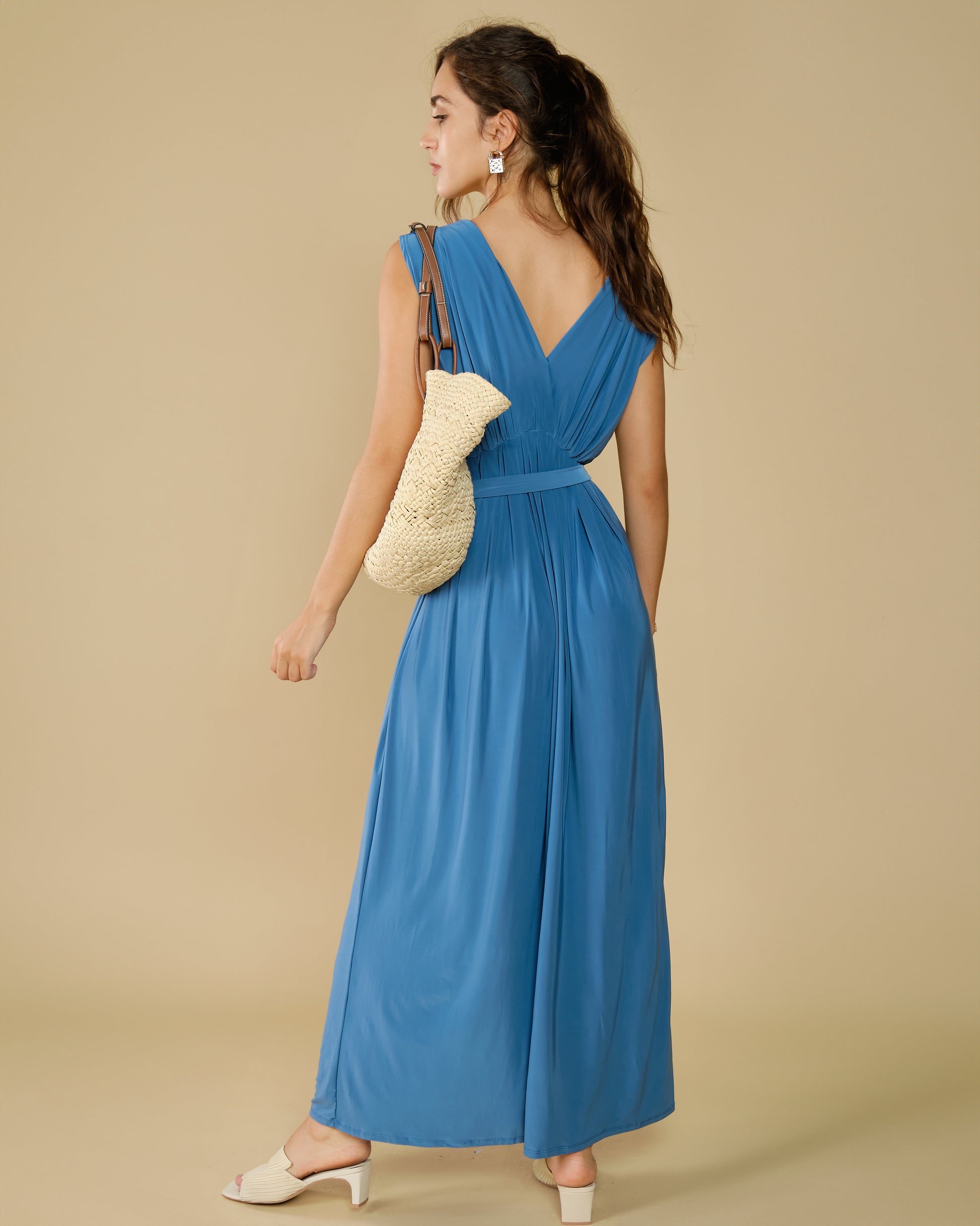 robe-ete-femme-bleue