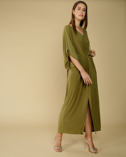 robe-printemps-ete-2024-femme-kaki